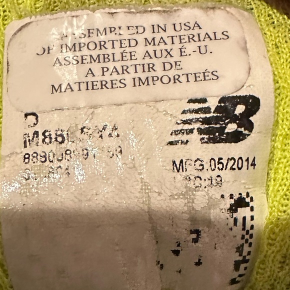 NB NEW BALANCE SNEAKERS RUN WALK ATHLETIC SZ 11.5 880v4 GRAY ORANGE BLACK YELLOW - Picture 13 of 14